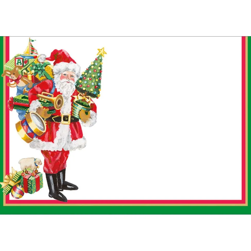 Mr. Claus Foil Place Cards - 8 Per Package