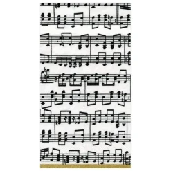 Musica Paper Guest Towel Napkins - 15 Per Package