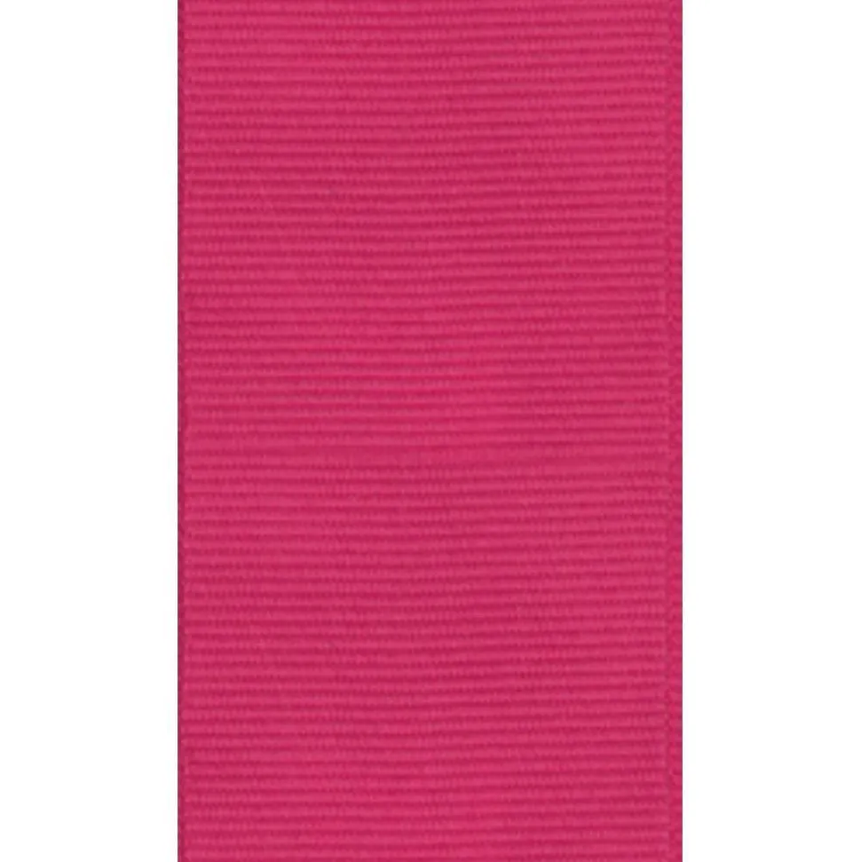 Narrow Fuchsia Grosgrain Wired Ribbon - 8 Yard Spool