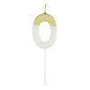 Number Candle 0 - White