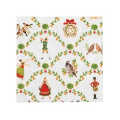 On The Twelfth Day Cocktail Napkins - includes 12 Cocktail Napkins