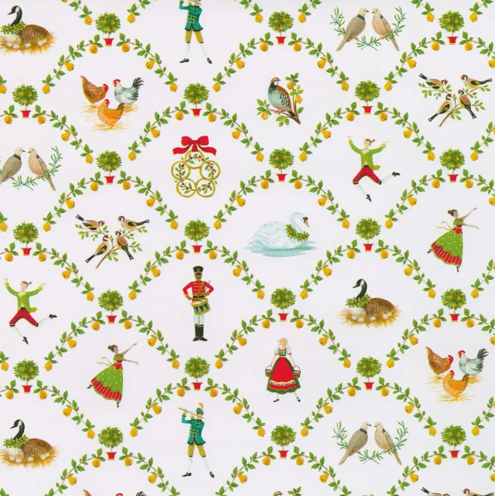 On The Twelfth Day Roll Wrap - includes 1 Roll Wrap