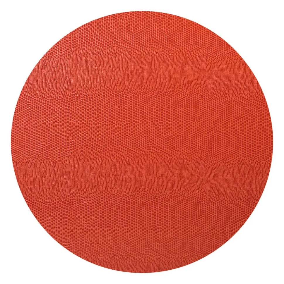 Orange Lizard Felt-Backed Placemats - 1 Each