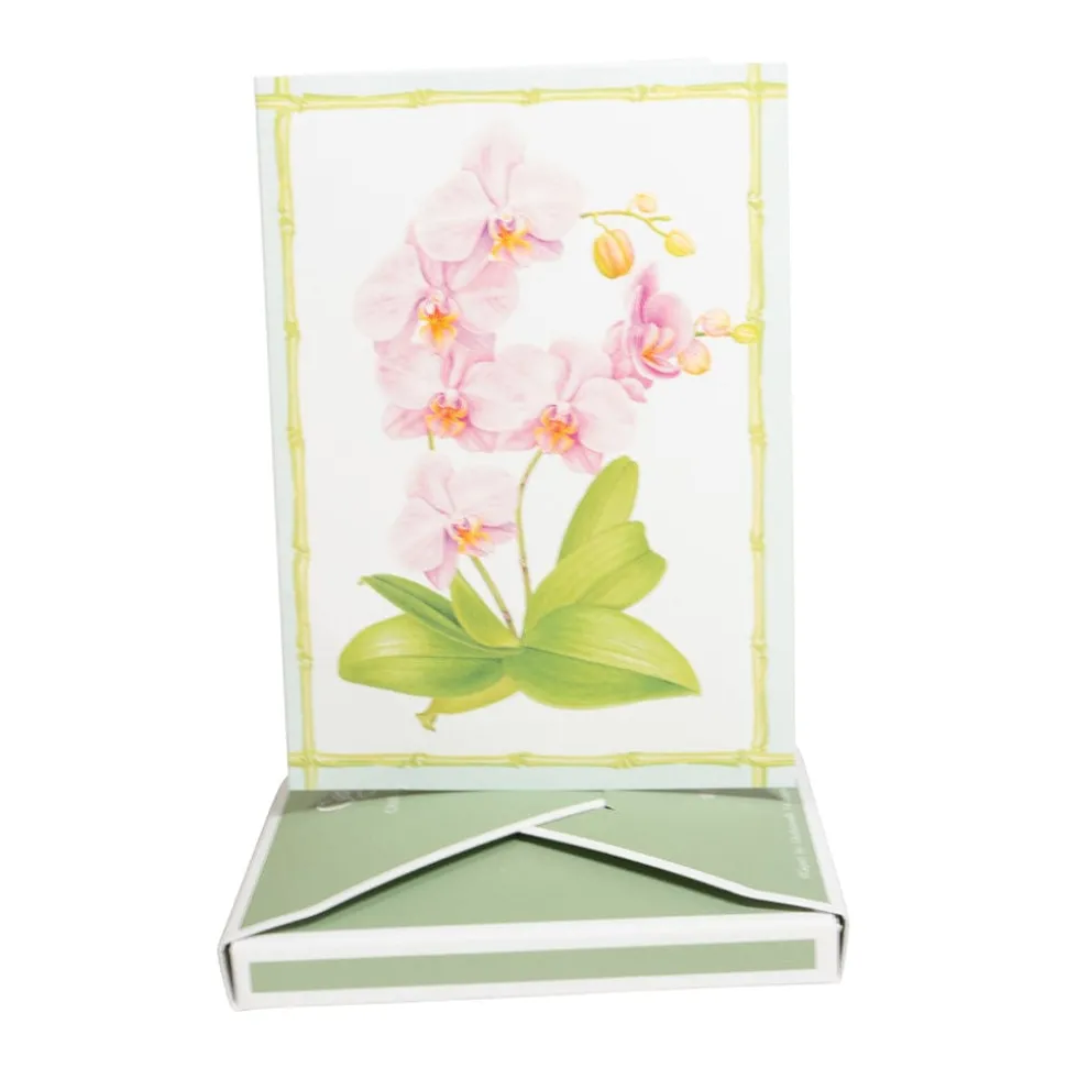 Orchid Conservatory Boxed Note Cards - 8 Note Cards & 8 Envelopes