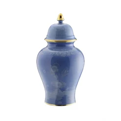 Oriente Italiano Potiche Vase in Pervinca 15" - 1 Each