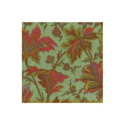 Paisley Leaves Sage Green Cocktail Napkins - includes 20 Cocktail Napkins
