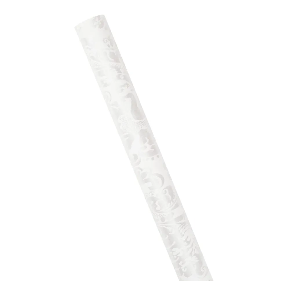 Palazzo Gift Wrapping Paper in Pearl - 30" x 8' Roll