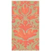 Palazzo Paper Guest Towel Napkins in Coral - 15 Per Package