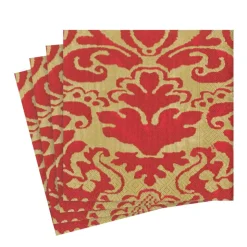 Palazzo Paper Luncheon Napkins in Red - 20 Per Package