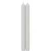 Pale Grey Candles - 2 Candles Per Package