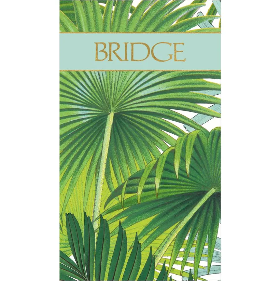 Palm Fronds Bridge Score Pad - 1 Each