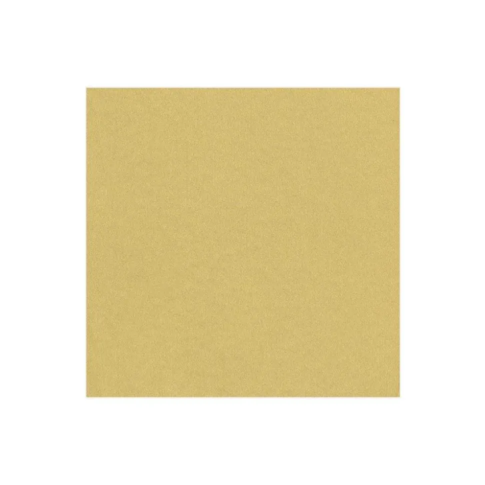 Paper Linen Solid Cocktail Napkins in Gold - 15 Per Package