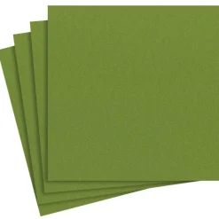 Paper Linen Solid Dinner Napkins in Leaf Green - 12 Per Package