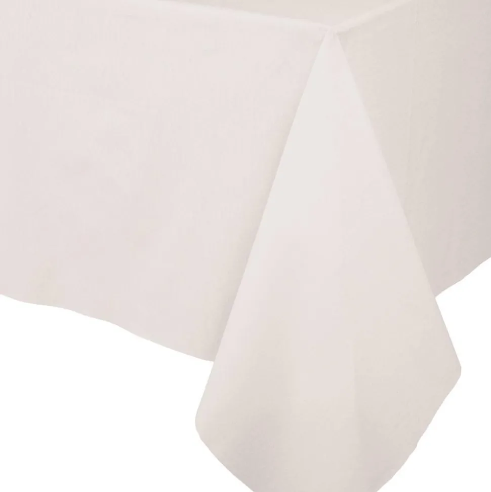 Paper Linen Solid Table Cover in Ivory - 1 Each