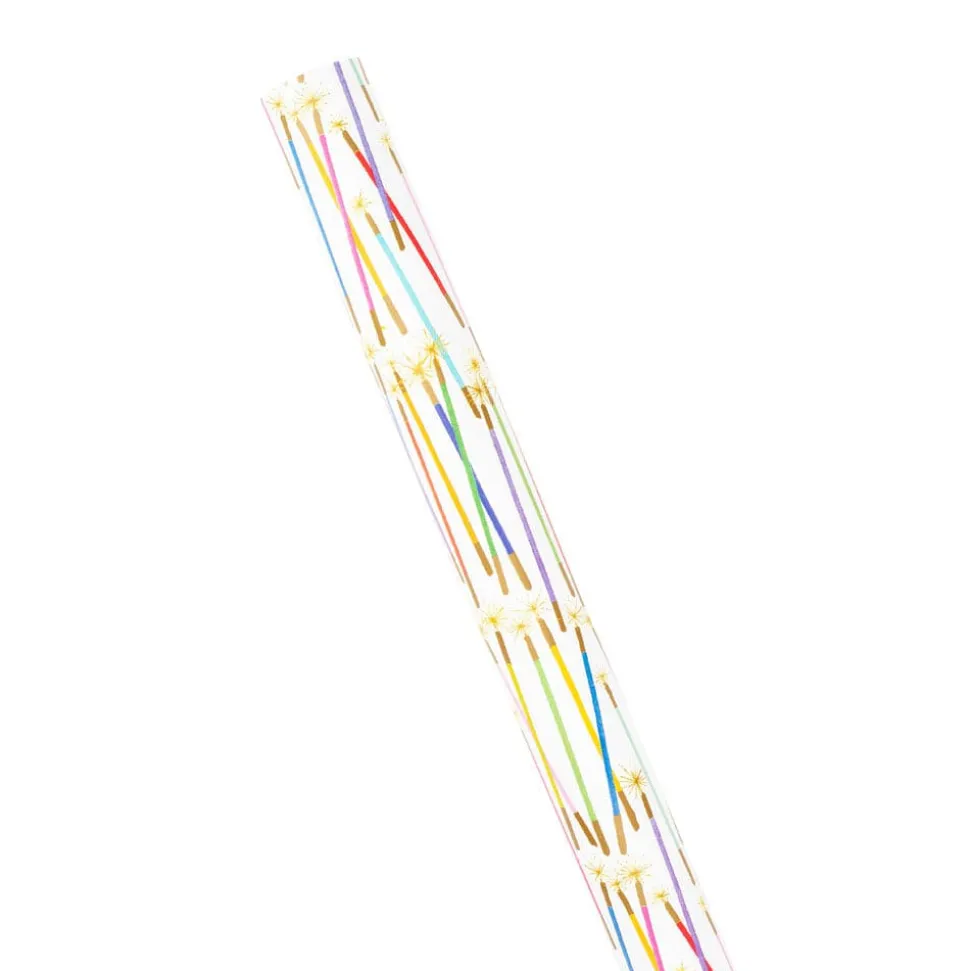 Party Candles Gift Wrapping Paper - 2 30" x 8' Rolls