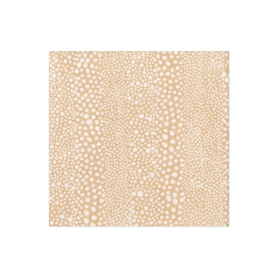 Pebble Paper Linen Cocktail Napkins in Beige - 15 Per Package