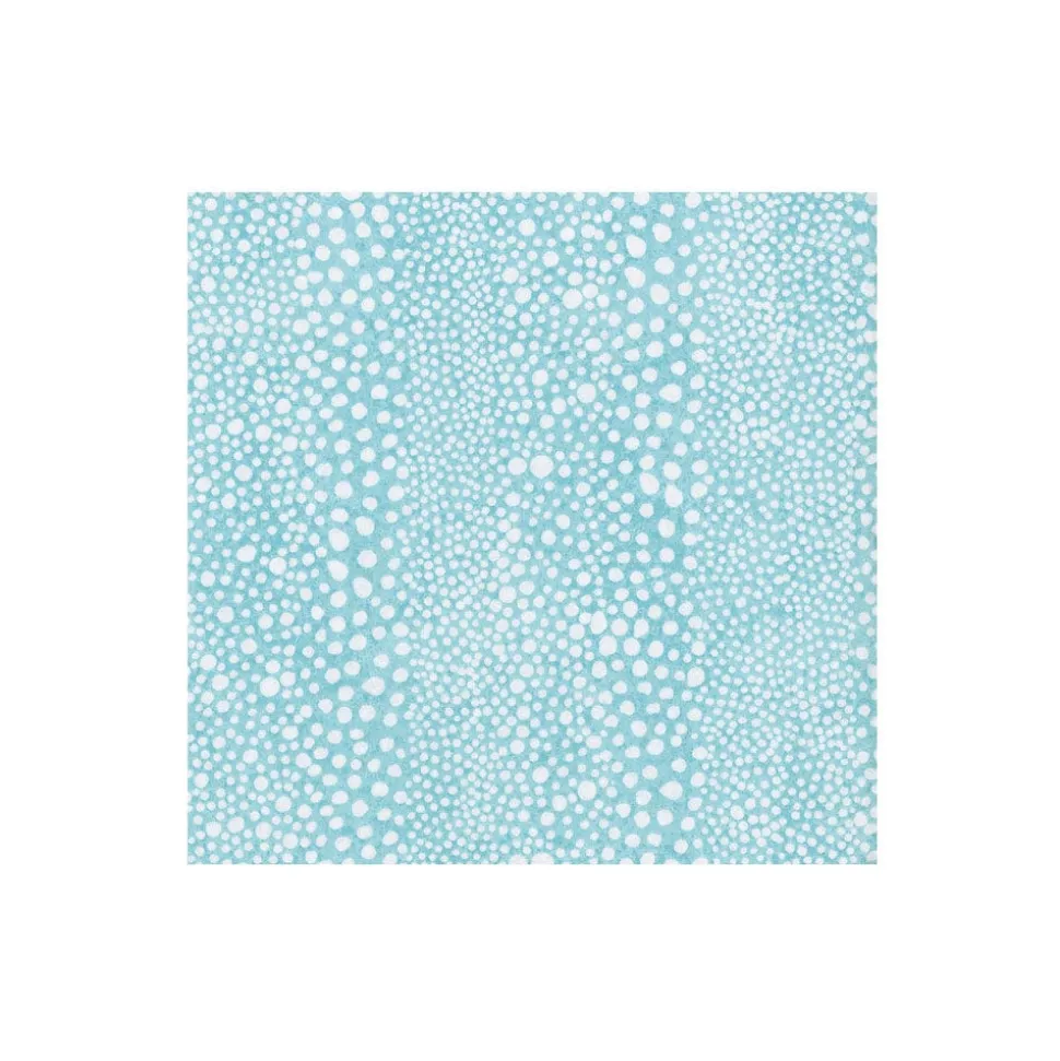 Pebble Seafoam Paper Linen Boxed Cocktail Napkins - 30 Per Package