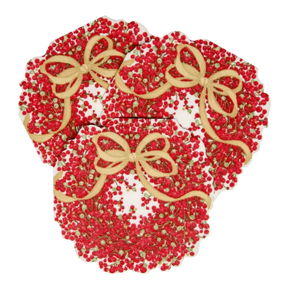 Pepperberry Die-Cut Napkins - 15 Per Pckage