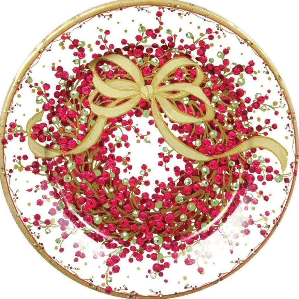 Pepperberry Paper Dinner Plates - 8 Per Package