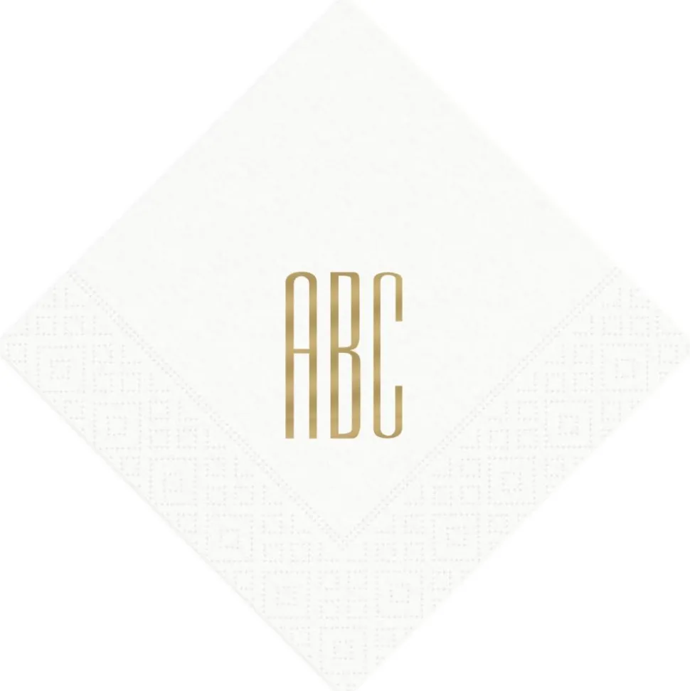 Personalized Monogram Cocktail Napkins