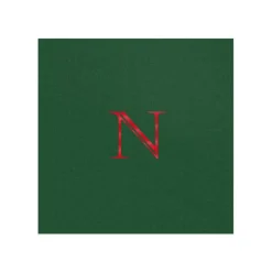 Personalized Single initial Paper Linen Cocktail Napkins