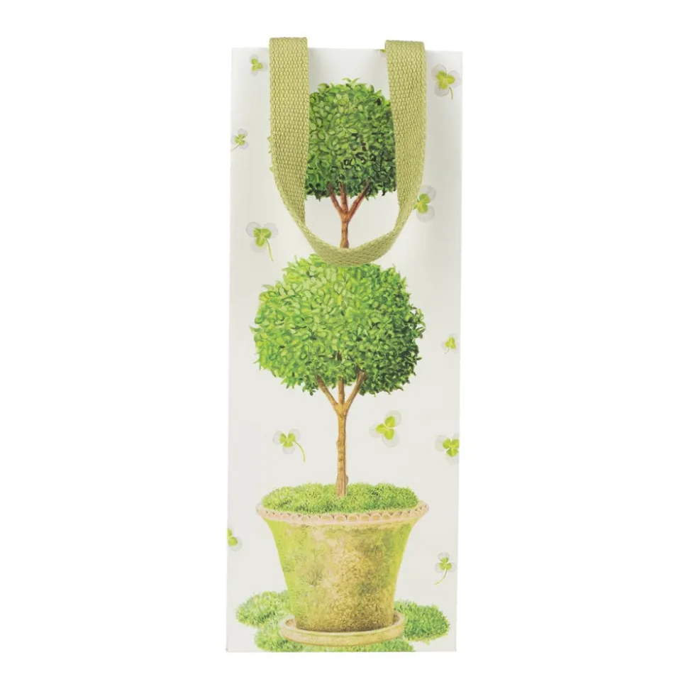 Potted Topiary Wine & Bottle Gift Bags - One Gift Bag Included