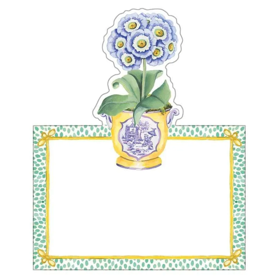 Primroses Place Cards Die Cut Package 8 In