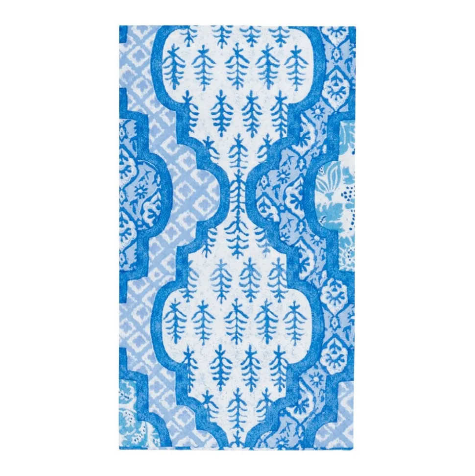 Provençal Cotton Blue Guest Towel Napkins - 15 Per Package