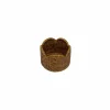Rattan Scalloped Wine Coaster in Natural - 1 Coaster