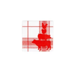 Red Barn Cocktail Napkins - 20 Per Package