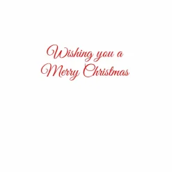 Red Berry Wreath Petite Boxed Christmas Cards - includes 15 cards & envelopes