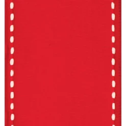 Red Grosgrain Wired Ribbon - 9 Yard Spool
