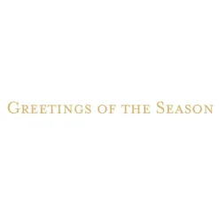 Reindeer Tartan Foil Classic Boxed Christmas Cards - includes 10 cards & envelopes