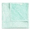 Reversible Kantha Table Cover in Green Block Print Leaves - 1 Each