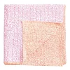 Reversible Kantha Table Cover in Fuchsia Block Print Leaves - 1 Each