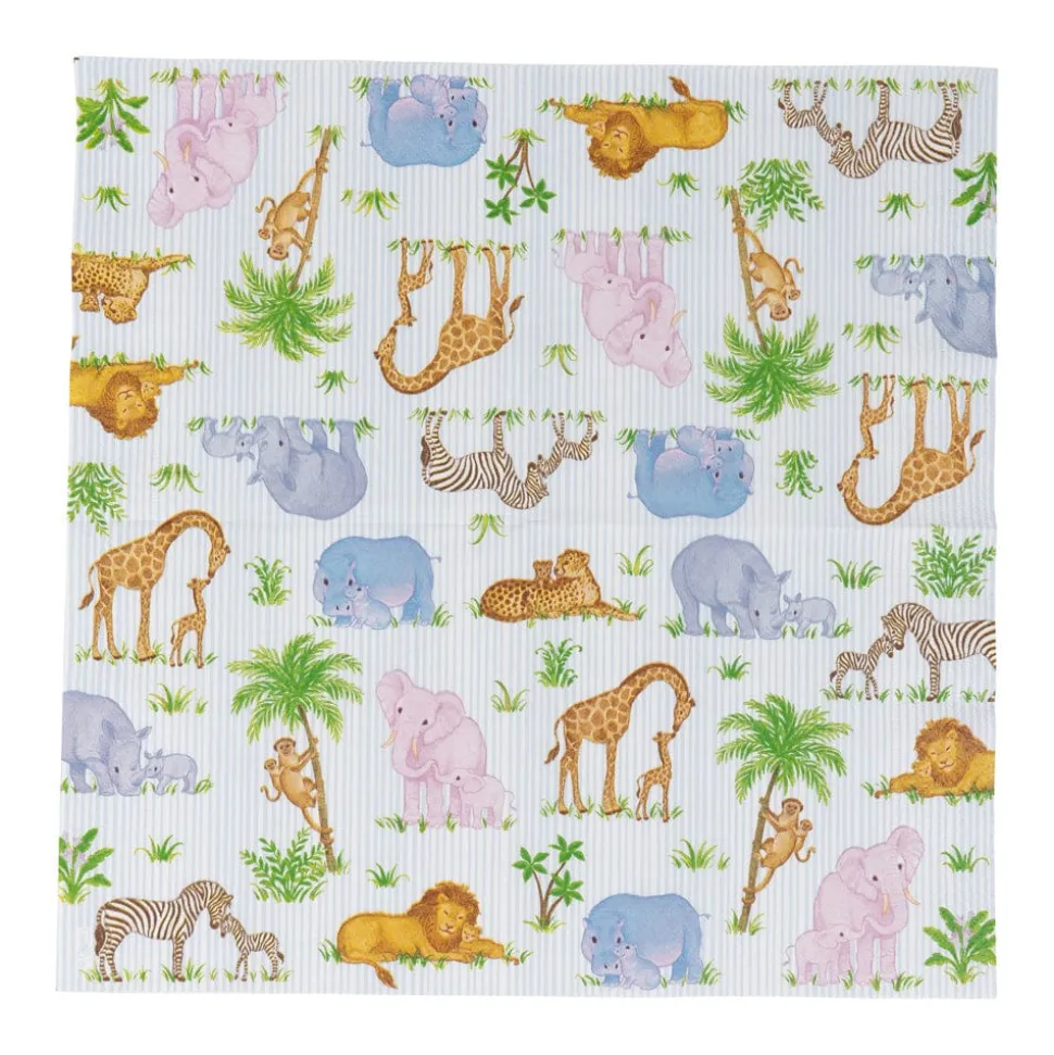 Safari Baby Luncheon Napkins - 20 Per Package