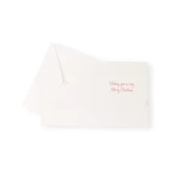 Santa And Little Trees Petite Boxed Christmas Cards - includes 15 cards & envelopes