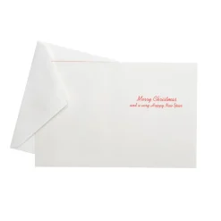 Santa Carrying Tree Classic Boxed Christmas Cards - includes 15 cards & envelopes