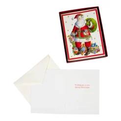 Santa Claus Lane Boxed Christmas Cards - 15 Christmas Cards & 15 Envelopes