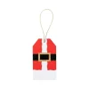 Santa Costume Classic Foil Gift Tags - 4 Per Package
