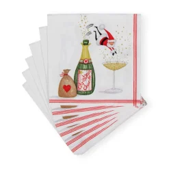 Santa Splash Cocktail Napkins - 20 Per Package