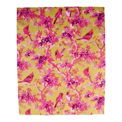 Scenic Songbirds Rose & Gold Guest Towel Napkins - 15 Per Package