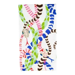 Serpentine White Guest Towel Napkins - 15 Per Package