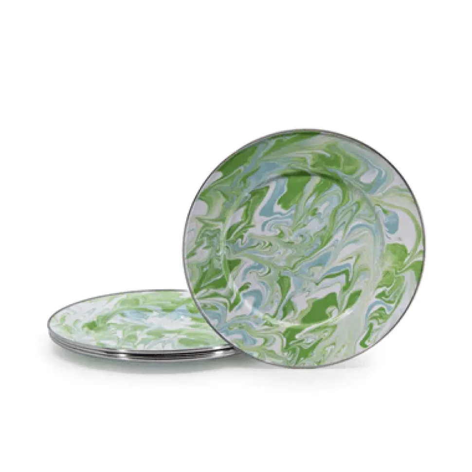 Set of 4 Modern Monet Dinner Plates