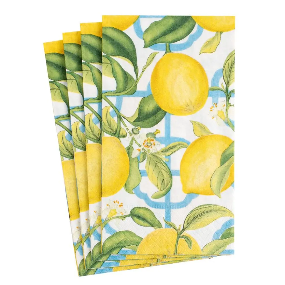 Seville Paper Guest Towel Napkins in Ivory - 15 Per Package
