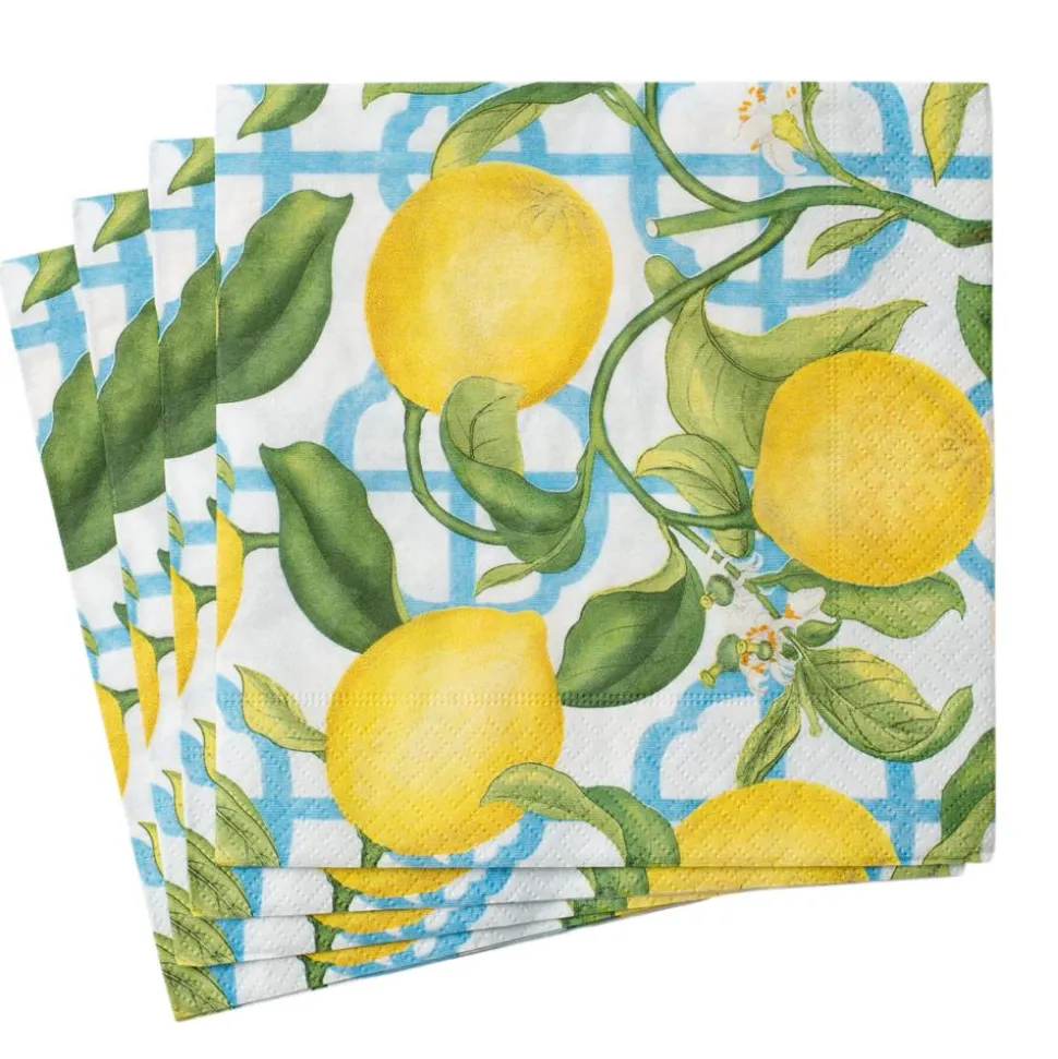 Seville Paper Luncheon Napkins in Ivory - 20 Per Package