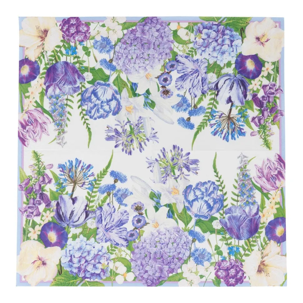 Shades Of Blue Luncheon Napkins - 20 Per Package