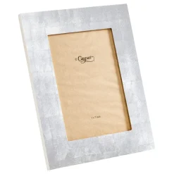 Silver Leaf 5" x 7" Lacquer Picture Frame - includes 1 frame
