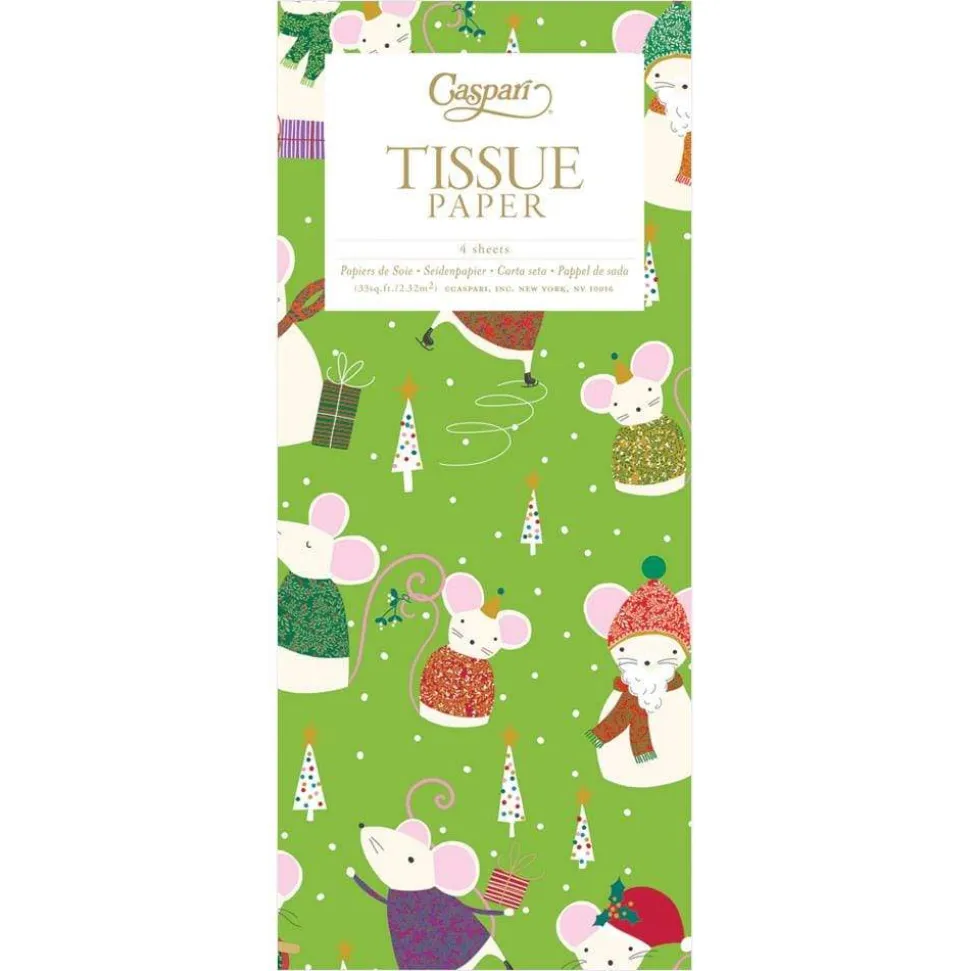 Simon Says Tissue Paper in Green - 4 Sheets Included
