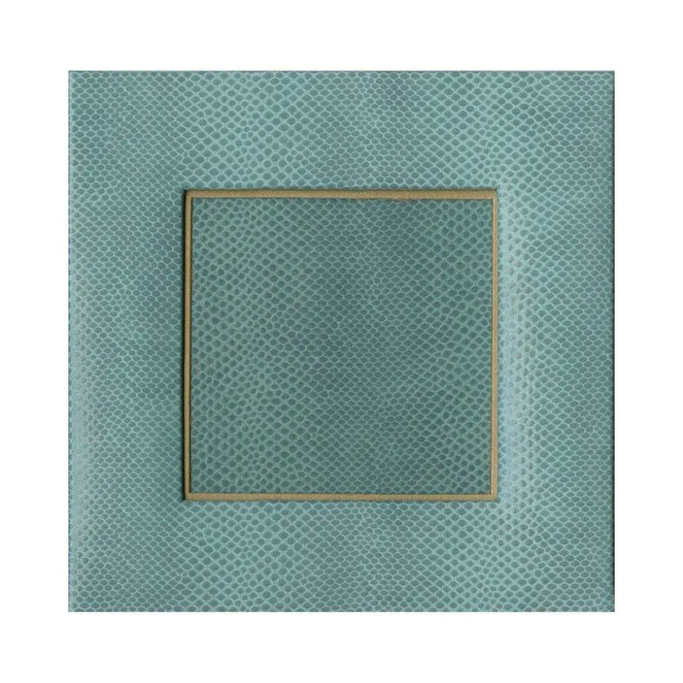Snakeskin 4" Square Picture Frame in Mist - 1 Each